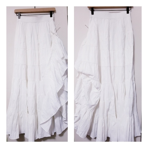 Boston Proper Dresses & Skirts - BOSTON PROPER Tie Up Maxi Skirt